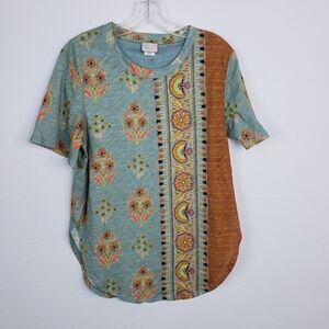 Anthropologie Multicolor Short Sleeve Tee